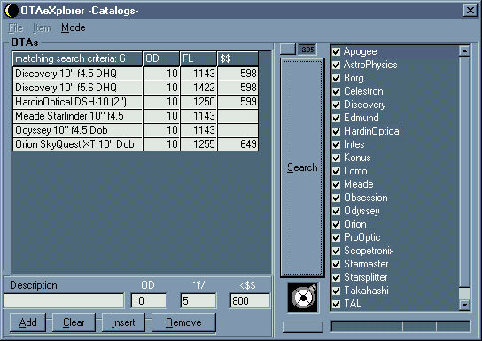 Catalog Search